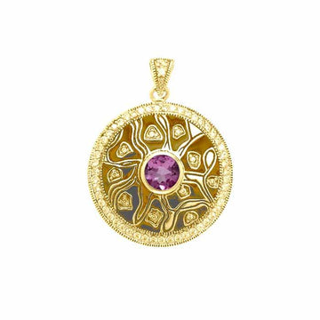 Safari-inspired Solid Gold Pendant GPD3412 - Jewelry